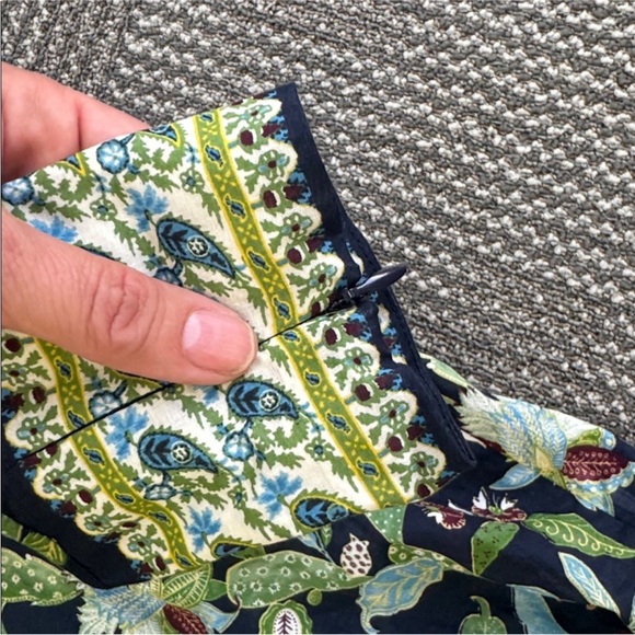 Tory Burch Embellished Cotton Wisteria Tunic, size 2 - Picture 9 of 10